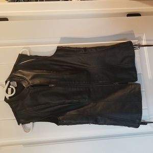 Leather vest